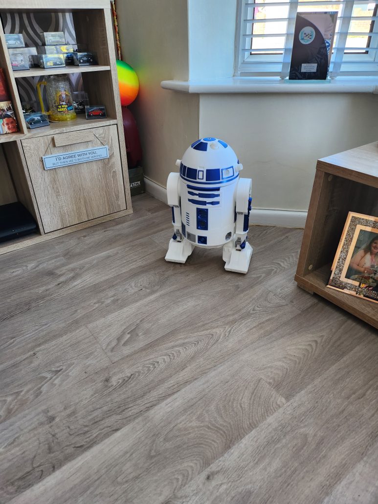 Completed R2D2 having followed electronic build logs