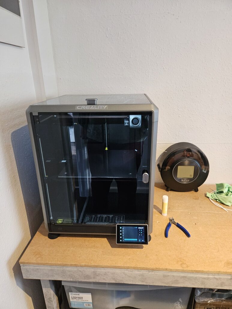 Personal Printer setup. With my Creality K1 Max and Sunlu Filament dryer